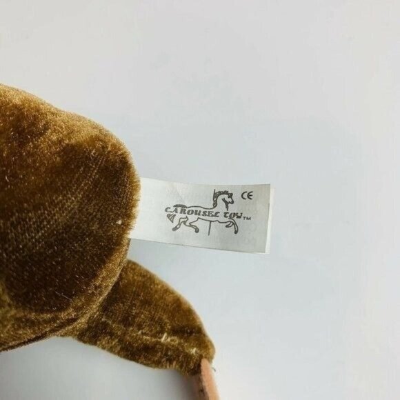 Carousel Toy Plush Monkey And Banana Stuffed Animal Zoo Circus Fair Jungle 9” - Picture 6 of 6